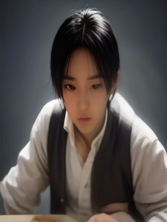 文艺复兴时期风格的人体素描习作，以精细炭笔线条呈现男性人体肌肉结构，背景为暗金色羊皮纸质感，画面充满古典学院气息